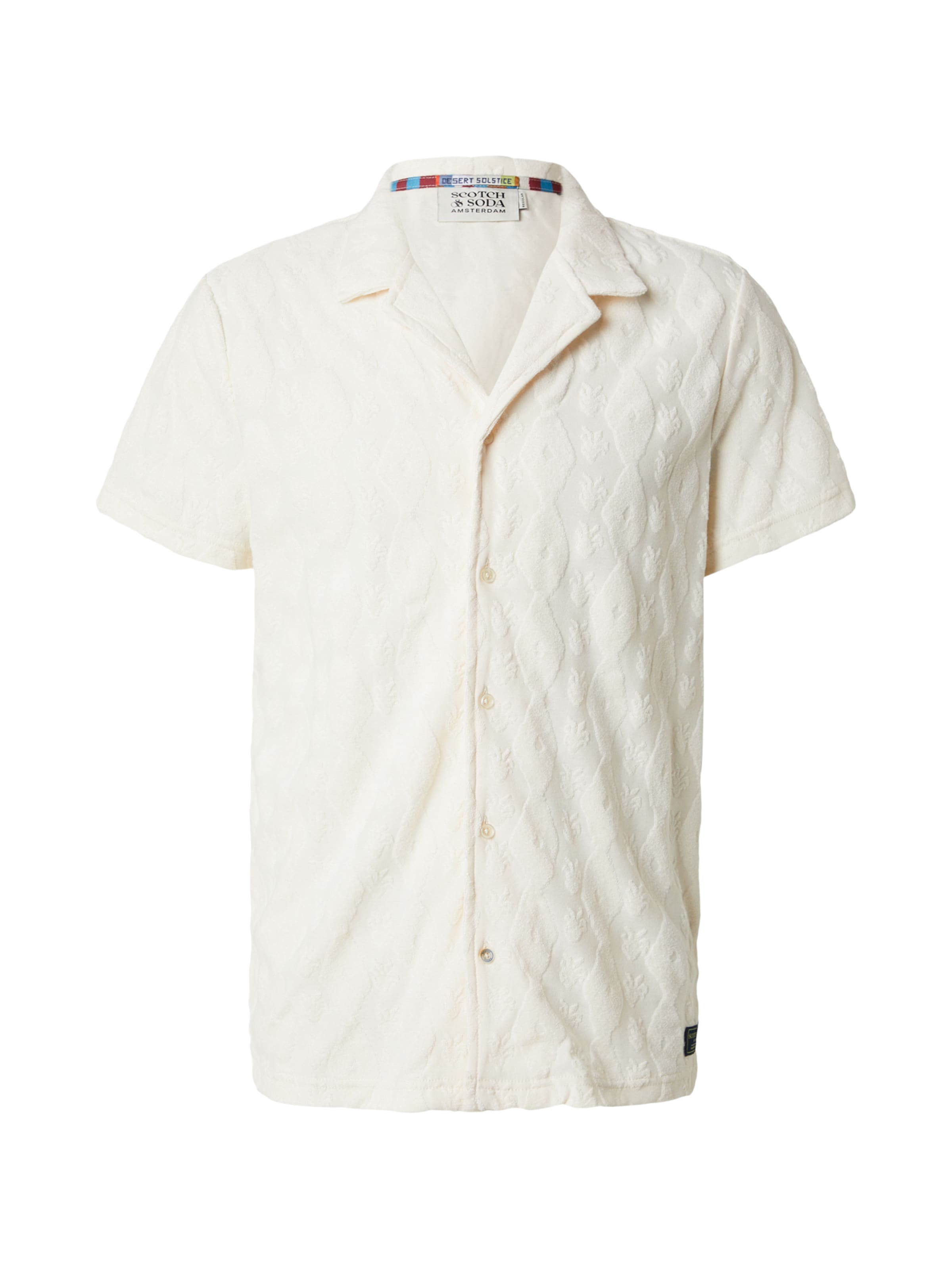 SCOTCH & SODA Regular fit Πουκάμισο σε μπεζ: μπροστά