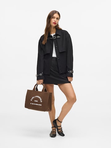 Karl Lagerfeld Torba shopper w kolorze brązowy