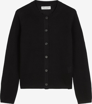 Marc O'Polo Strickjacke in Schwarz: Vorderseite