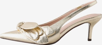 Escarpins à bride arrière 'Forever Comfort' Next en or : devant