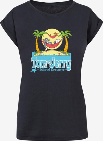 T-shirt 'Tom and Jerry - Hammock Dreams' ABSOLUTE CULT en bleu : devant