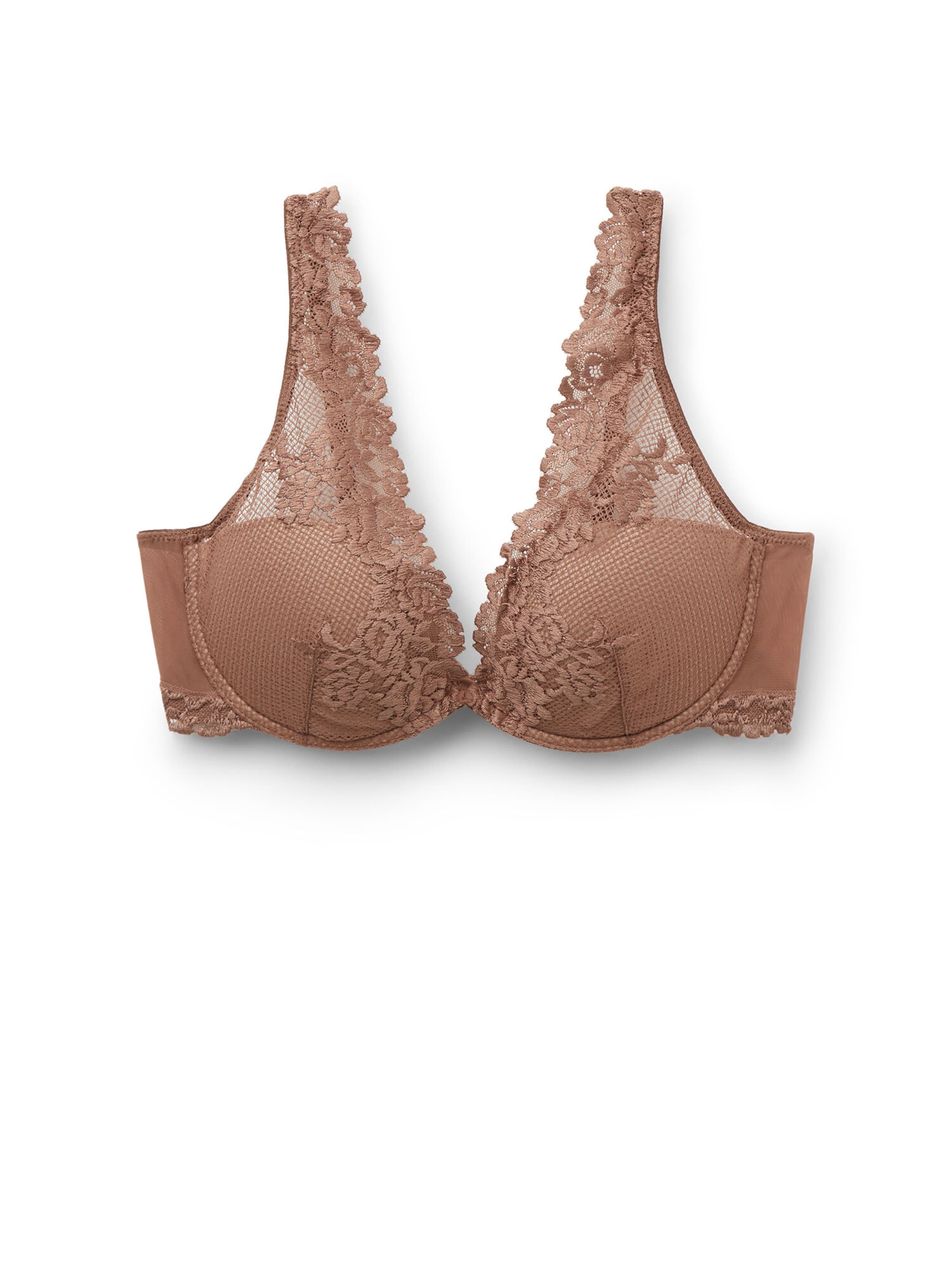INTIMISSIMI Bra 'Pretty Flowers Elena' in Brown: front