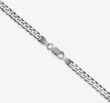 NTHIRTYTHREE Ketting 'Silberkette 925 Sterling Silber Panzer Stil Echtsilber 45cm-60cm Halskette - Bestpreis - Damen Herren mit Schmuckbox - Sale 31.08.2026' in Zilver: voorkant