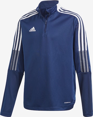 ADIDAS PERFORMANCE Athletic Sweatshirt 'Tiro 21 ' in Blue: front