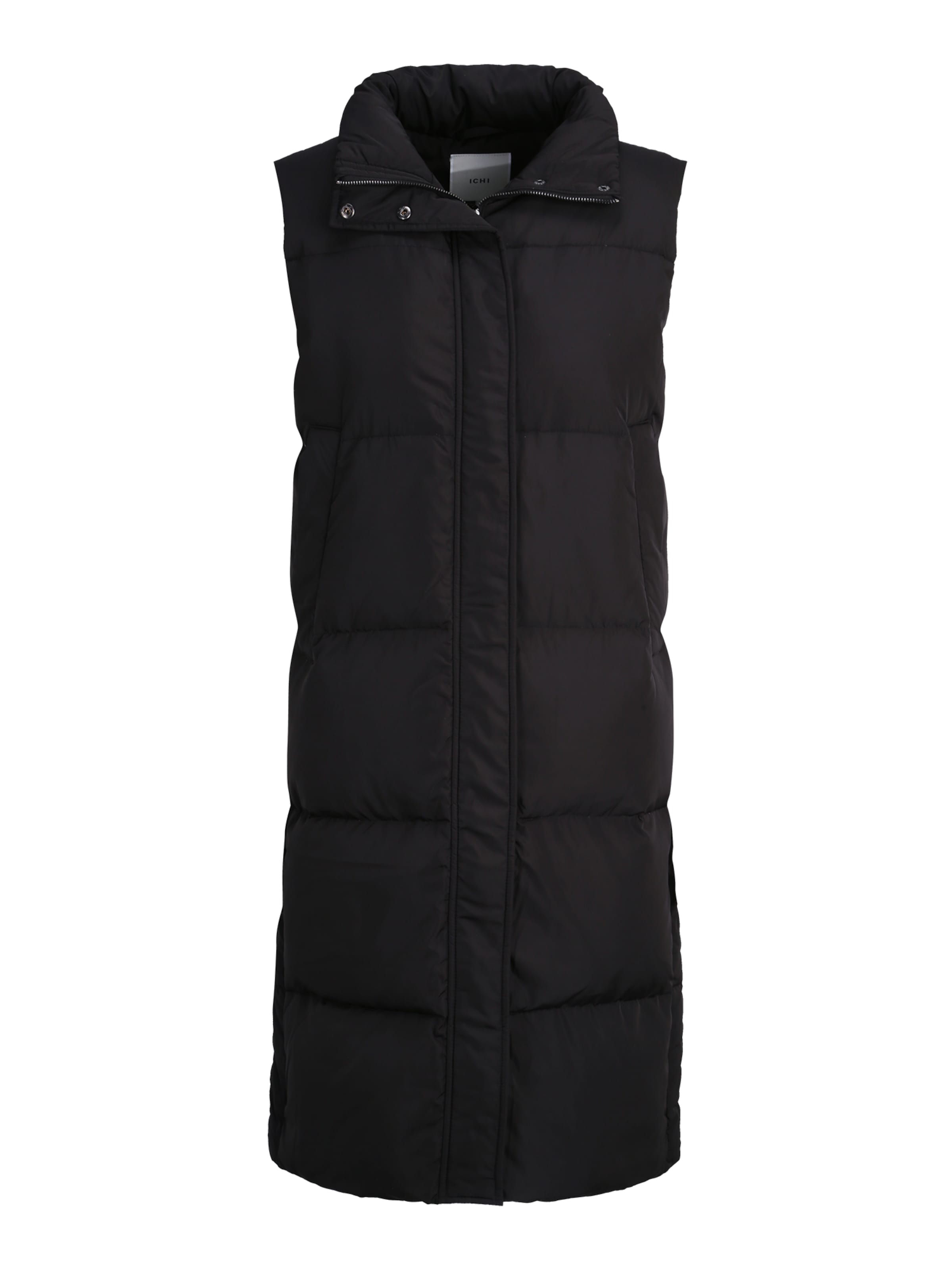 ICHI Weste 'Bunala' in Schwarz: Vorderseite