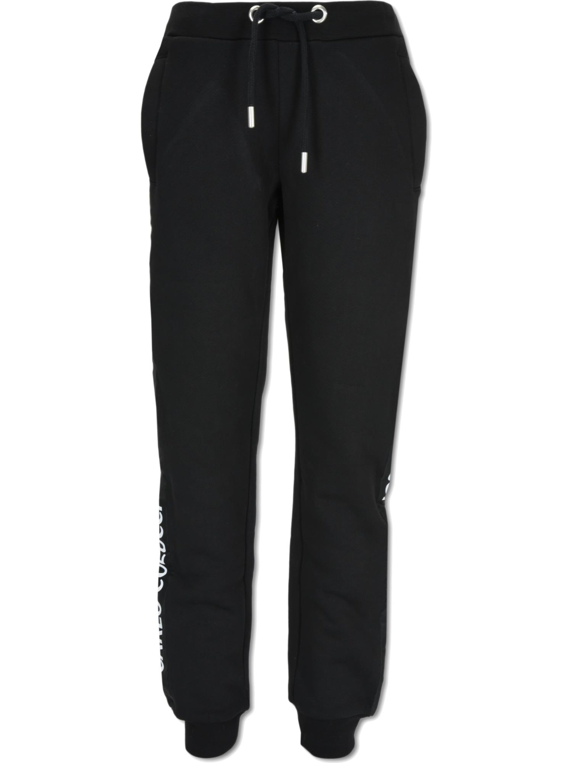 Regular Pantalon ' Carboni ' Carlo Colucci en noir : devant