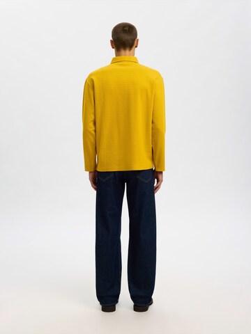 SELECTED Póló 'SLHHENRY' - sárga