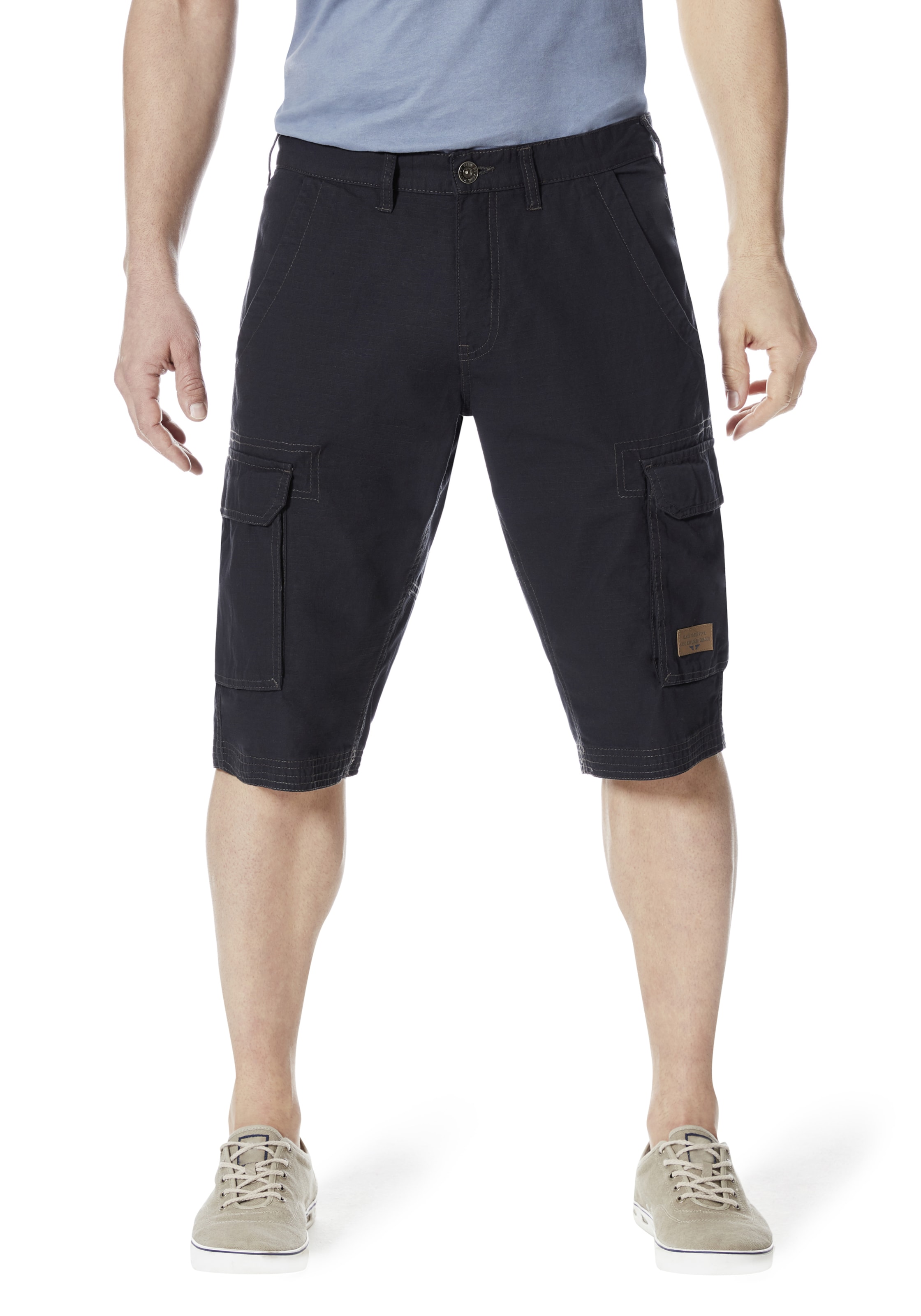Coupe slim Pantalon fonctionnel 'Hamilton' Hero en bleu : devant