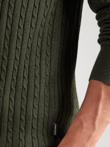 JACK & JONES Свитер 'JJEEMIL' в Зеленый