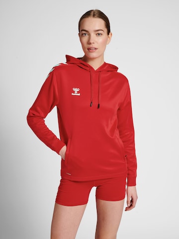 Hummel - Sweatshirt de desporto em vermelho: frente