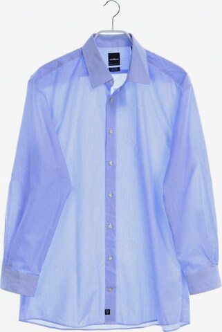 STRELLSON Button Up Shirt in L in Blue: front