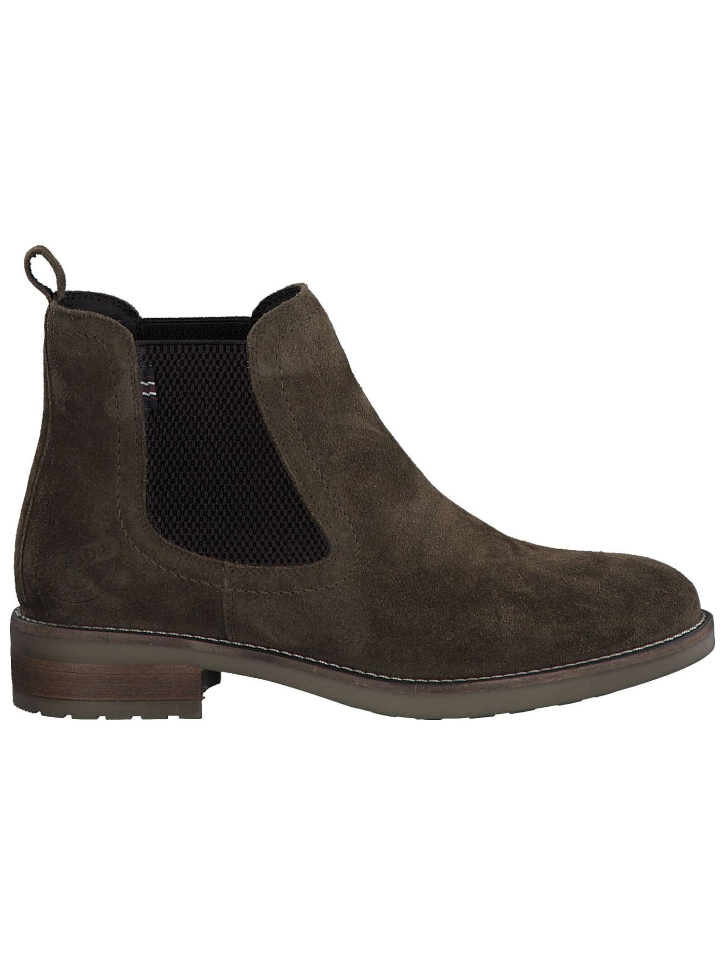 s.Oliver Chelsea Boots in Grün