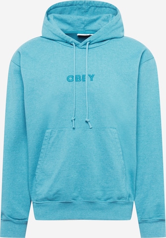 Obey Sweatshirt in Blau: predná strana