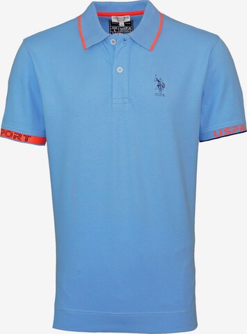 T-Shirt 'Caad' U.S. POLO ASSN. en bleu : devant