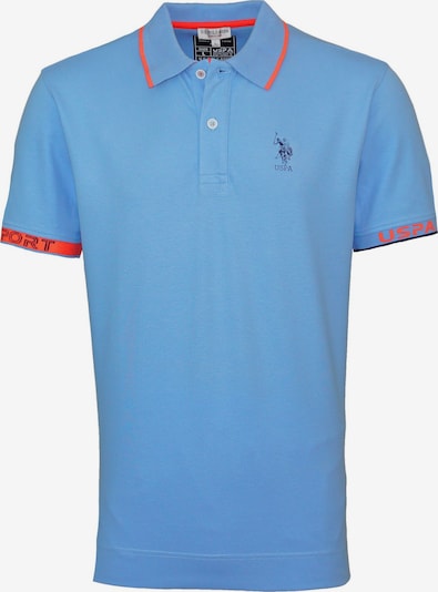 U.S. POLO ASSN. Shirt 'CAAD' in de kleur Lichtblauw / Rood / Zwart, Productweergave