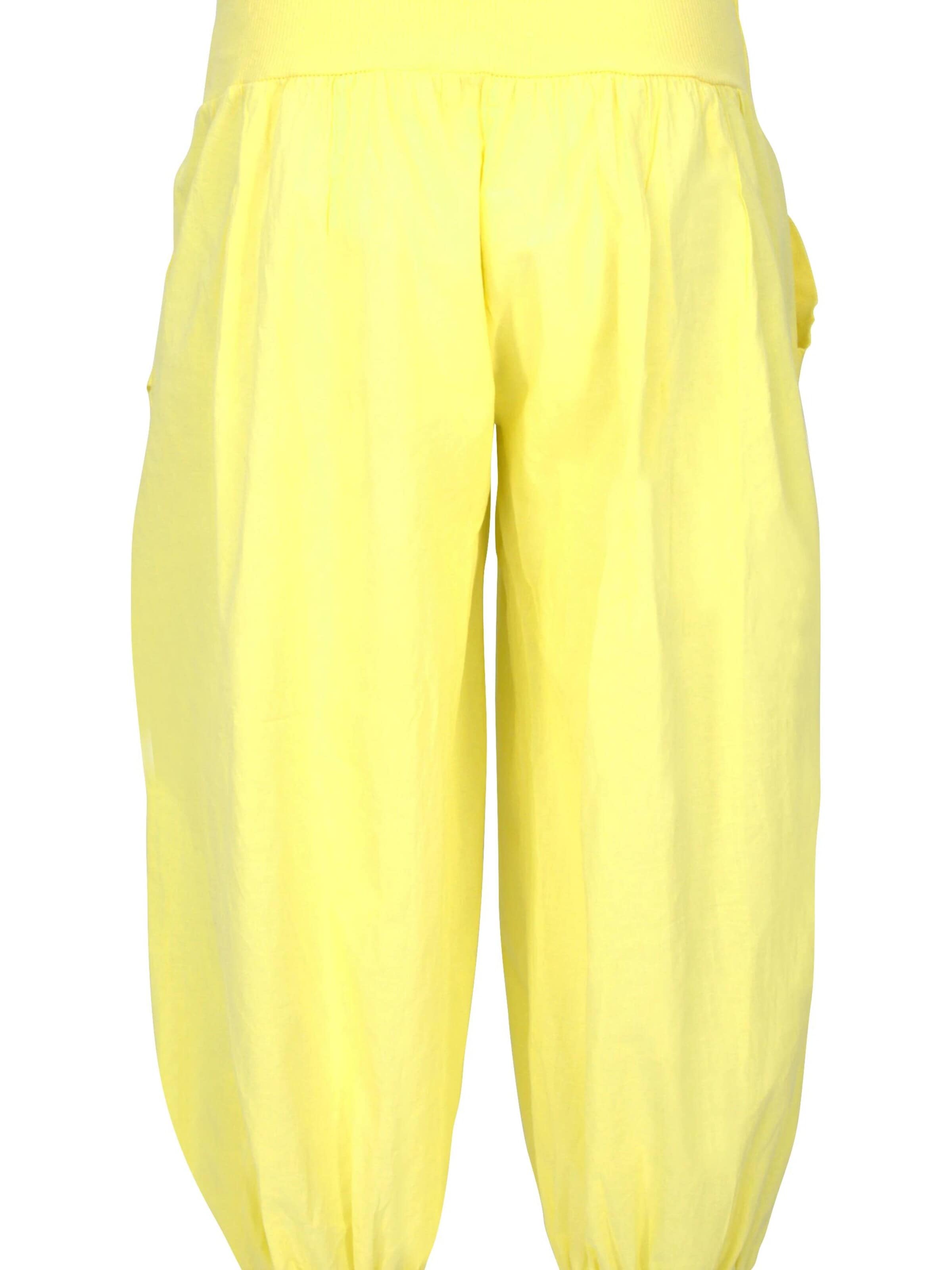 malito more than fashion Harem Pants in Yellow: front