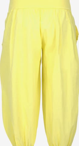 malito more than fashion Harem Pants in Yellow: front