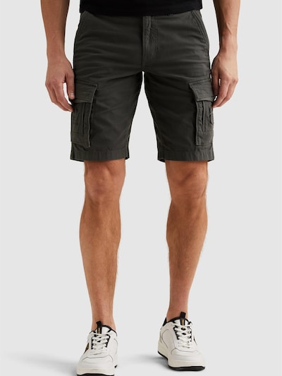 PME Legend Broek 'Rotor regular fit cargo shorts' in 44 in de kleur Grijs gemêleerd, Productweergave
