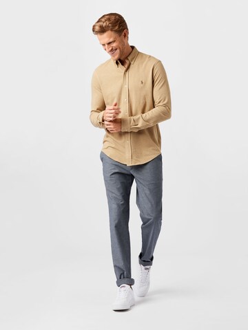 Polo Ralph Lauren Regular Fit Hemd in Beige