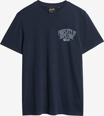 Superdry Shirt 'Athletic College' in Blue: front