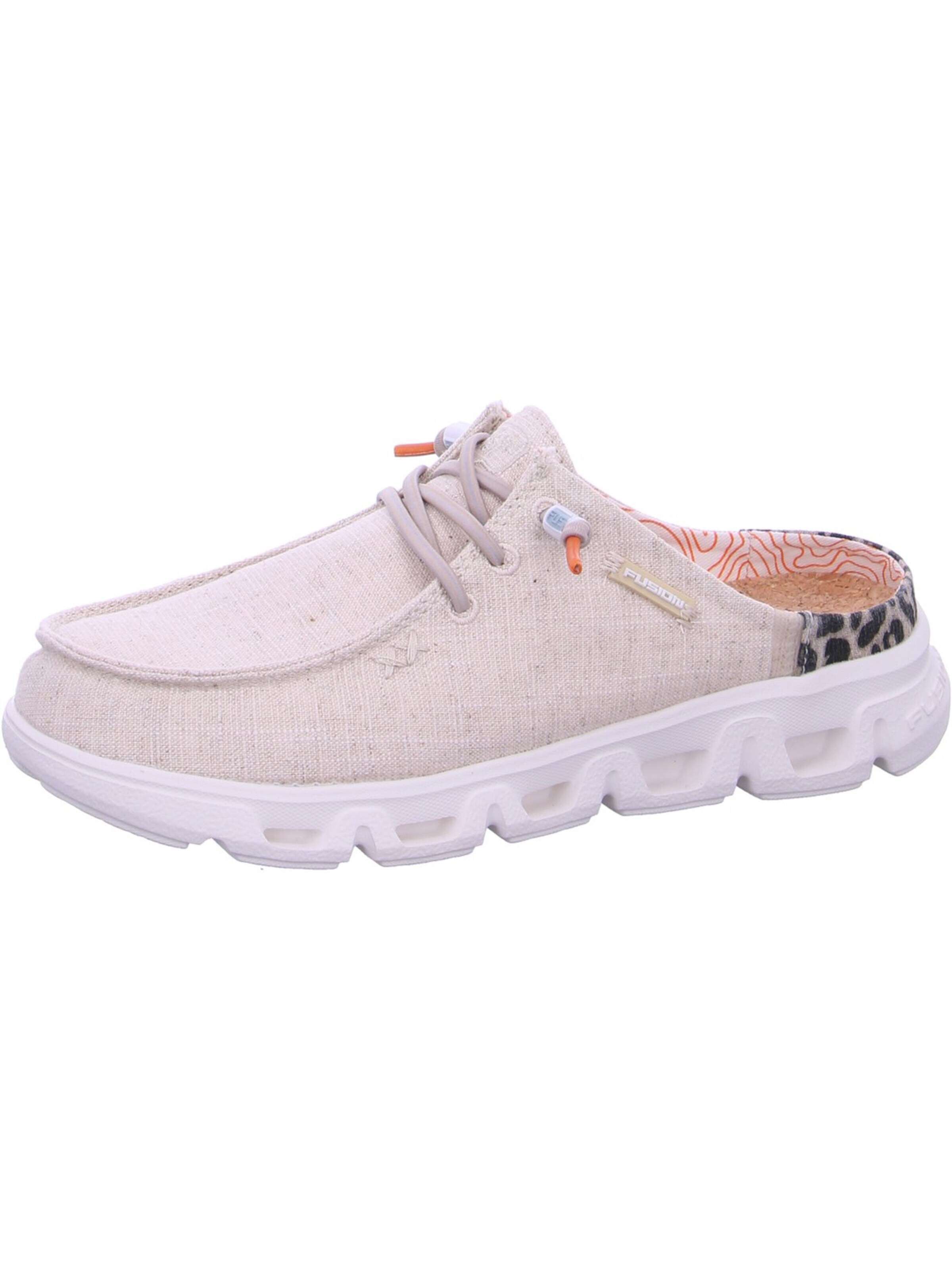 Fusion Hausschuh‌‌ in Beige: Vorderseite