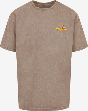 Merchcode Shirt 'Yellow Submarine - Monster No.5' in Grijs: voorkant