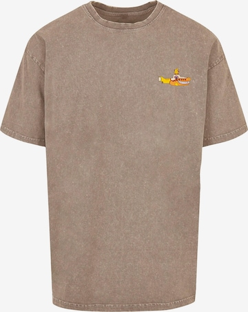 Merchcode T-Shirt 'Yellow Submarine - Monster No.5' in Grau: predná strana