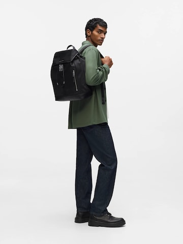 Karl Lagerfeld Batoh 'K/Nylon' - Čierna