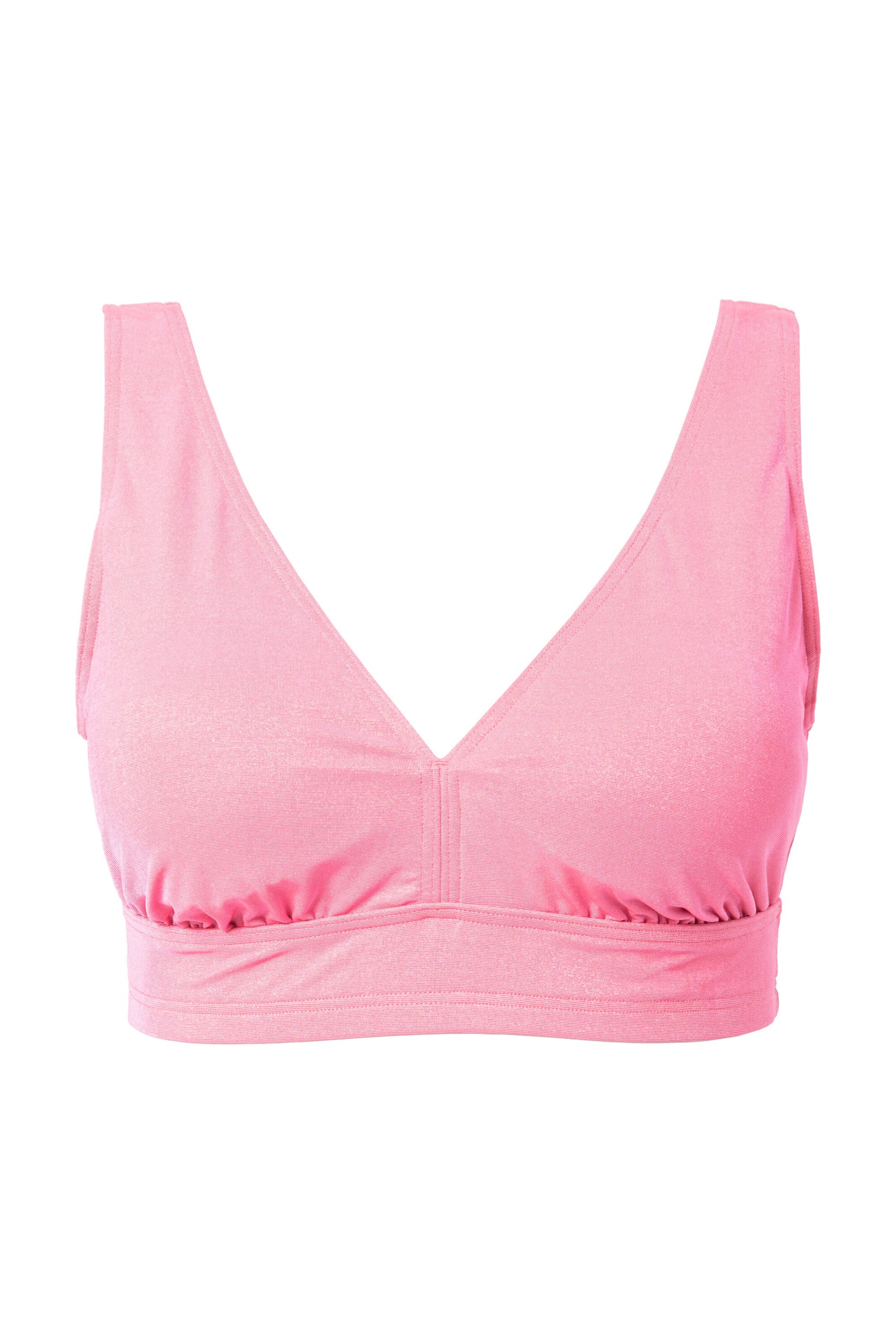 Bustier Hauts de bikini Studio Untold en rose : devant