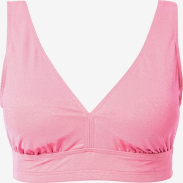 Bustier Hauts de bikini Studio Untold en rose : devant
