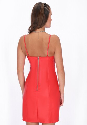 myMo ROCKS Jurk 'Rock' in Rood