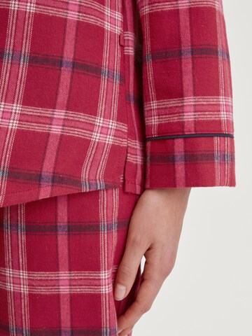 CALIDA Pyjama 'Holiday Dreams'‌‌‌‌‌‌ in Rot
