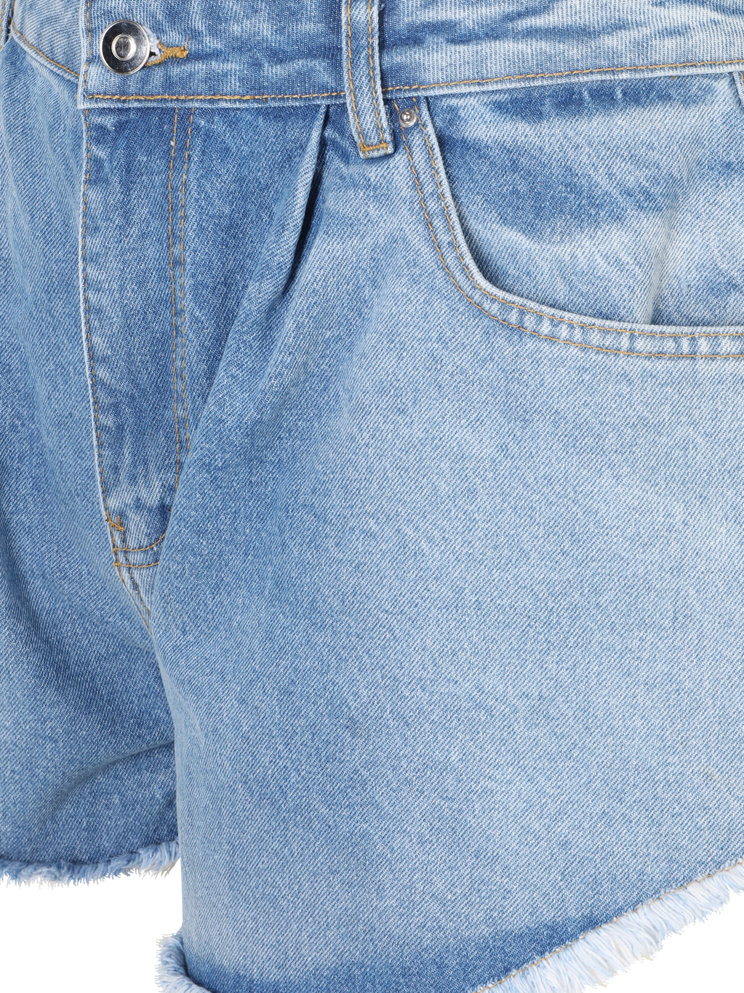 Misspap Wide leg Pleat-front jeans in Blue