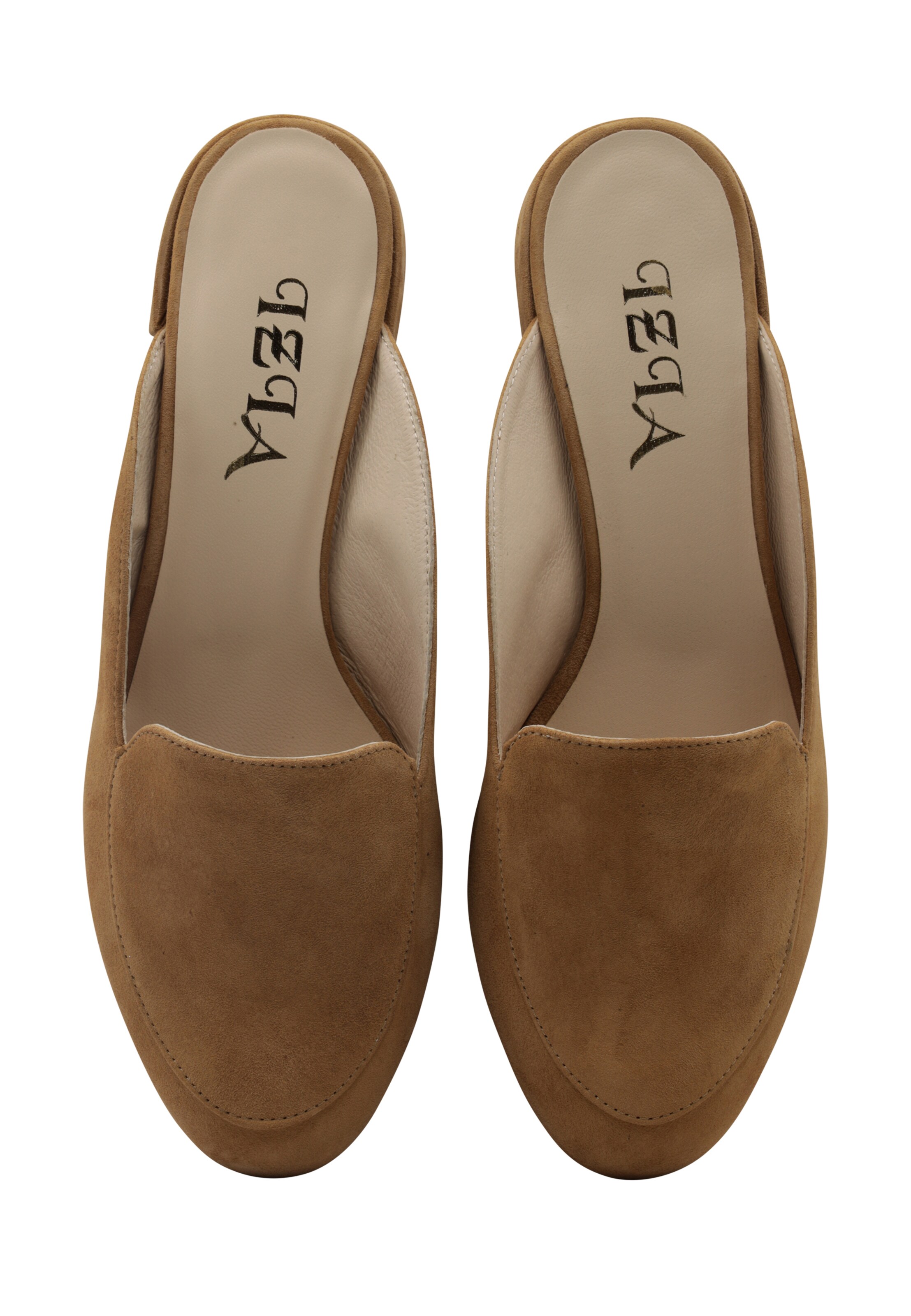 IZIA - Sapato aberto em castanho