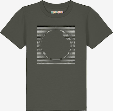 T-Shirt 'Sonnenfinsternis' watabout.kids en vert : devant