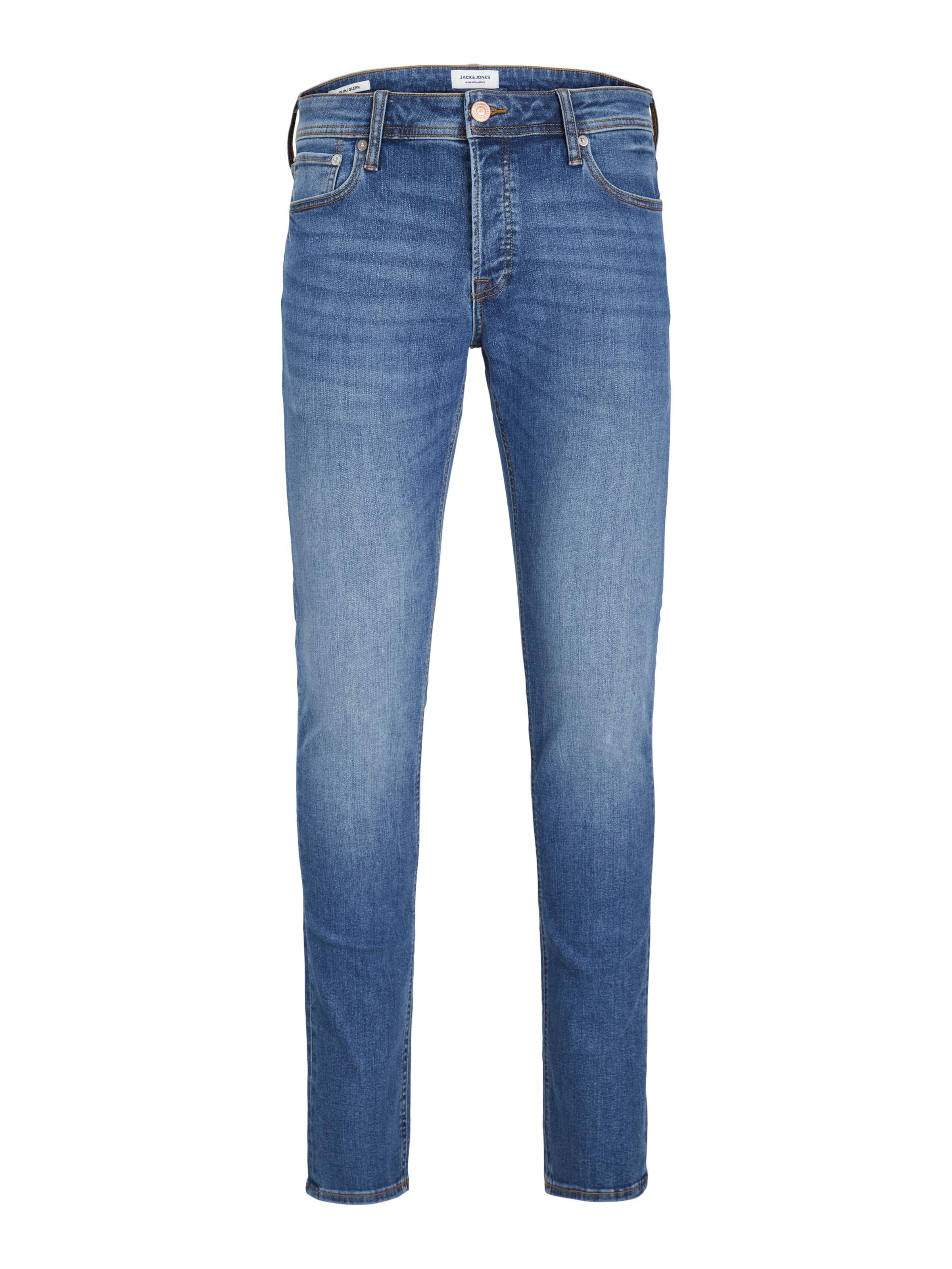 JACK & JONES Slim fit Jeans 'Glenn' in Blue: front
