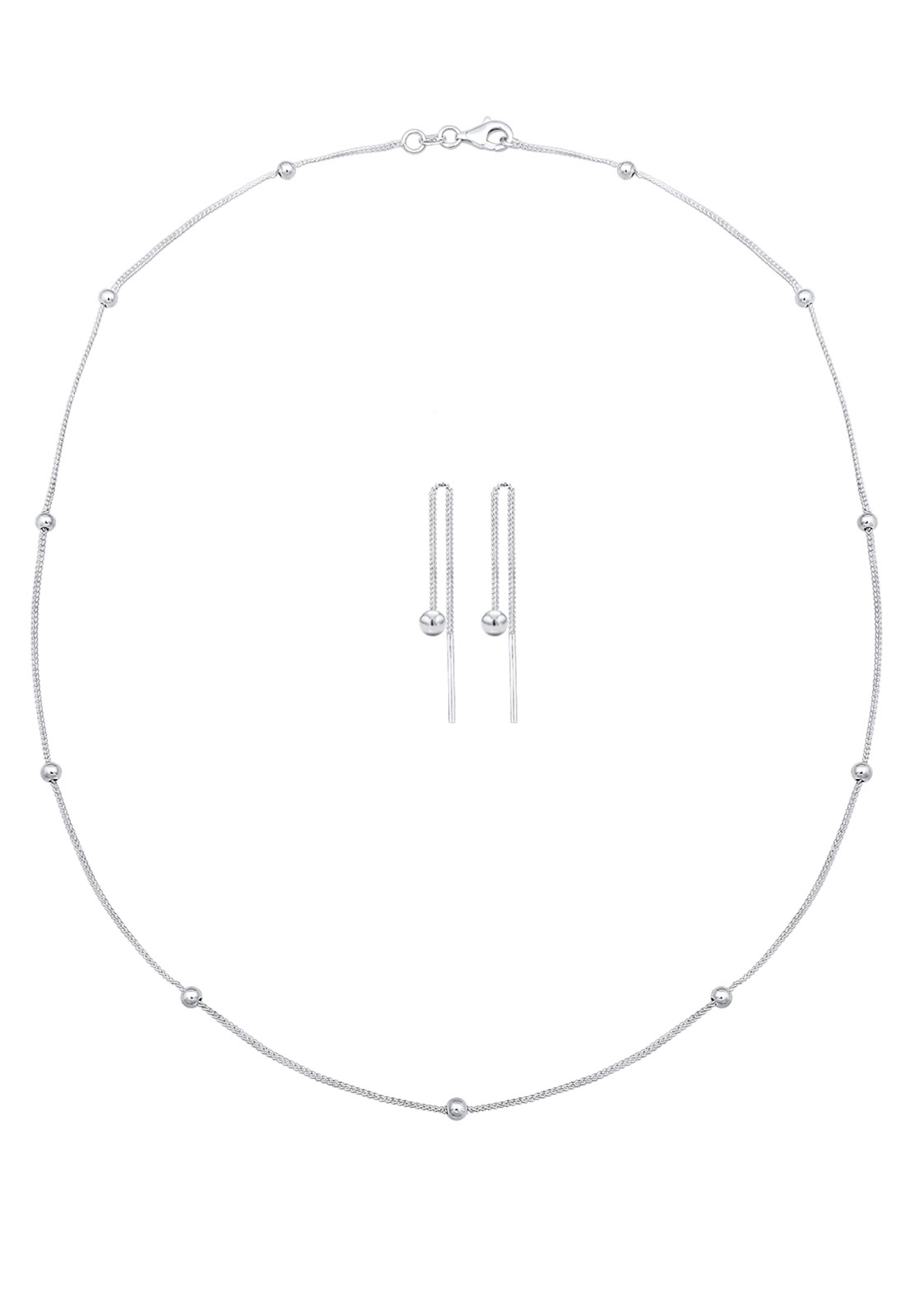 ELLI Sieraden set in Zilver: voorkant