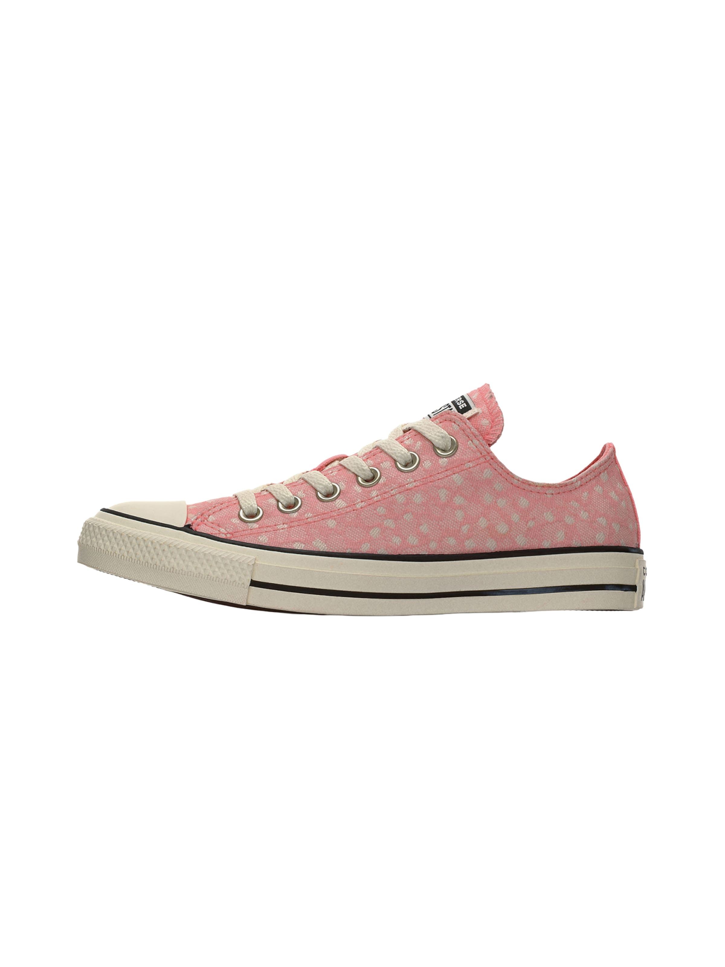 Baskets basses CONVERSE en orange : devant