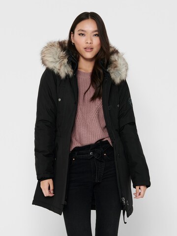 ONLY Winter Parka 'Iris' in Black: front