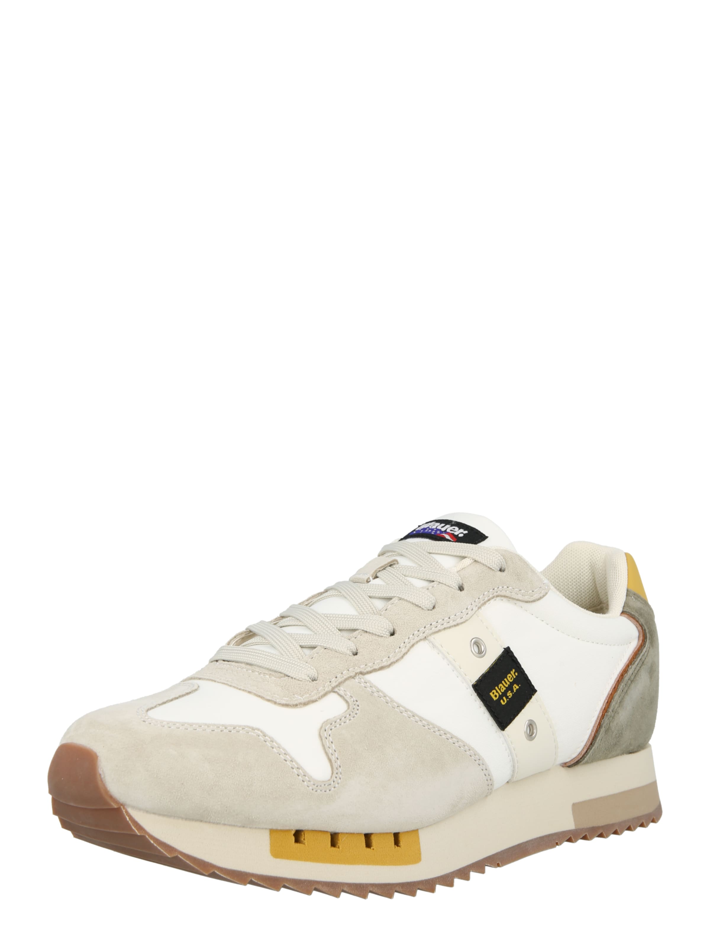 Baskets basses Blauer.USA en beige : devant