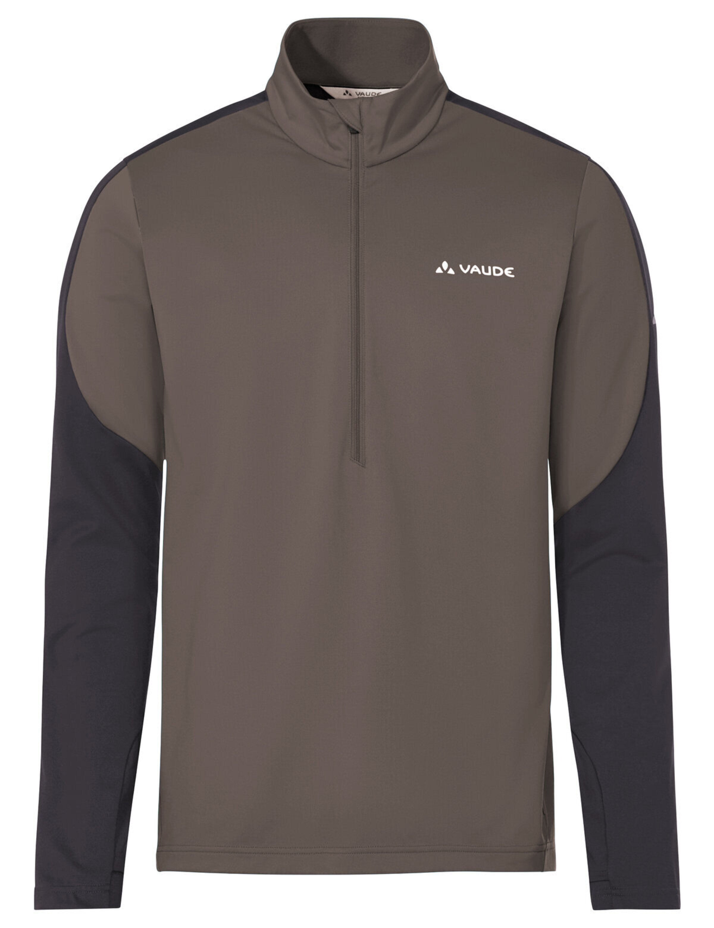 VAUDE Sports sweater 'Livigno' in Black: front
