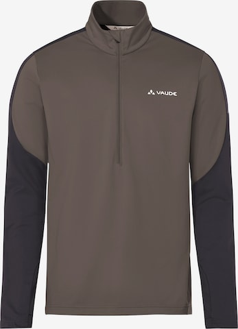 VAUDE Sports sweater 'Livigno' in Black: front