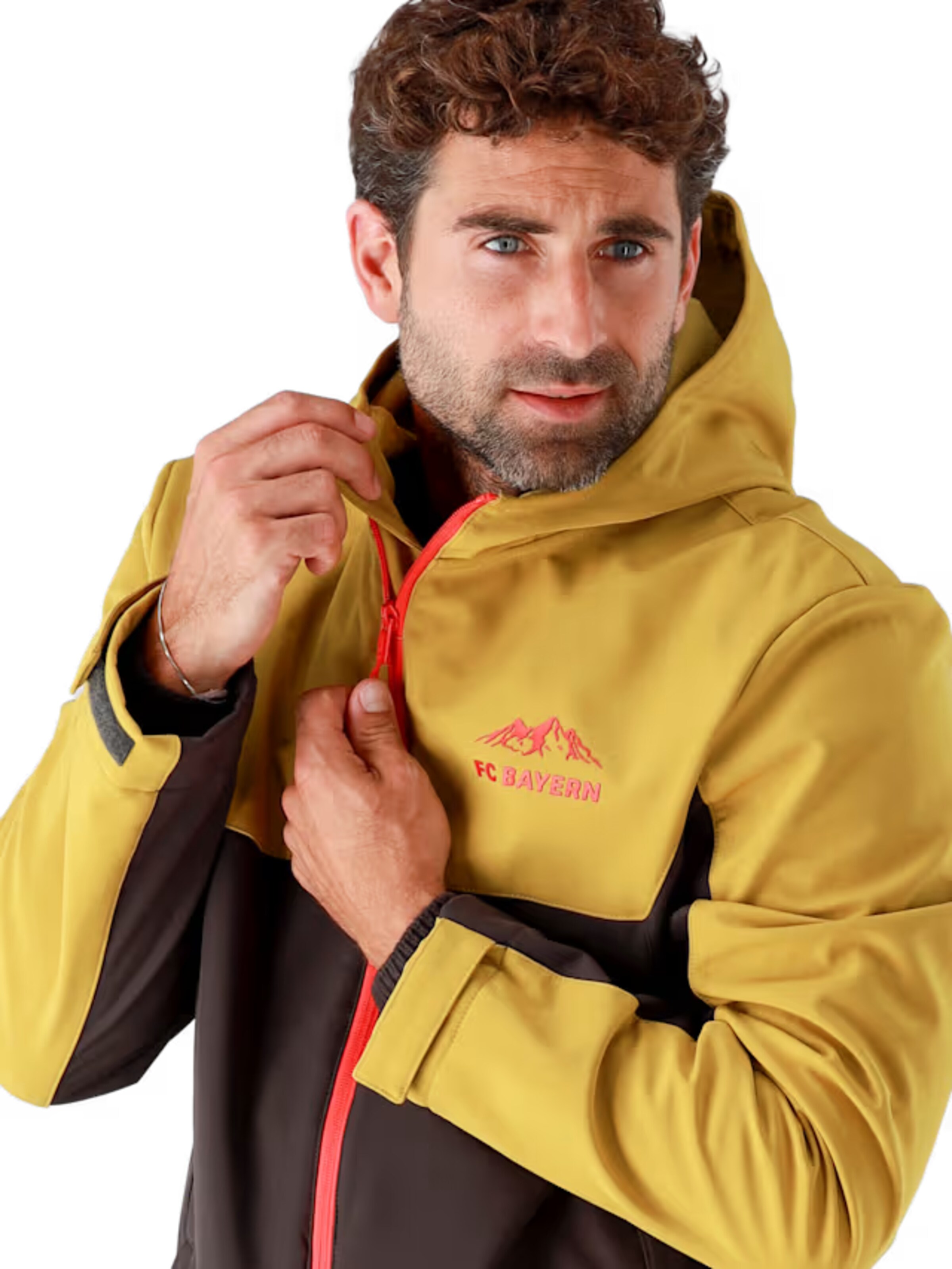 FC BAYERN MÜNCHEN Softshelljacke Heimat in Mischfarben