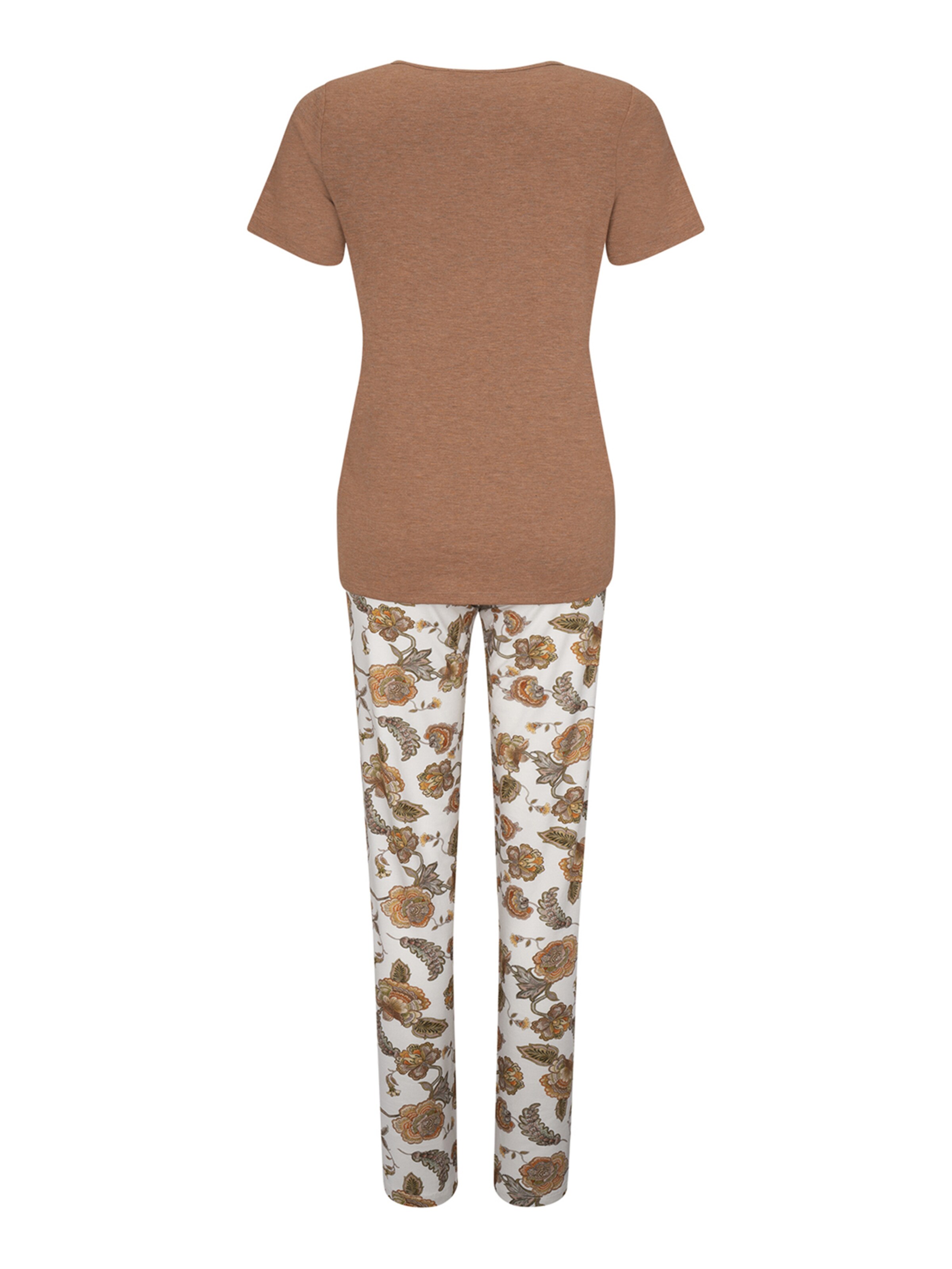 Pyjama 'Irises' Goldenbay en marron