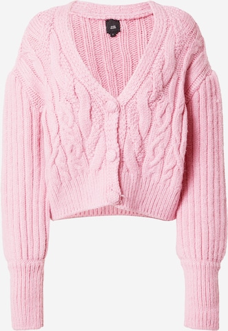 River Island Gebreid vest in Roze: voorkant