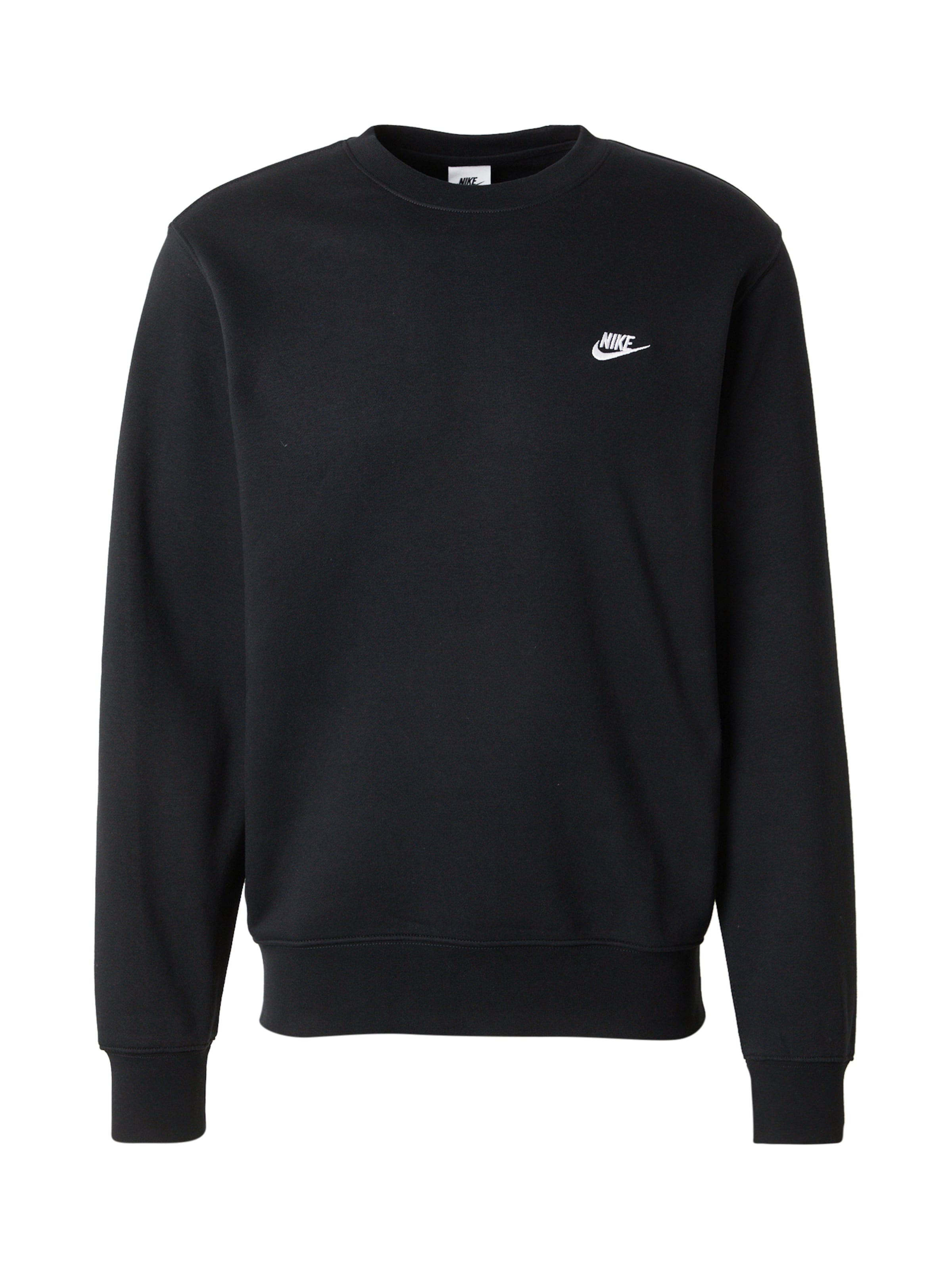 Nike Sportswear - Sweatshirt &#x27;Club&#x27; em preto: frente