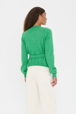 SAINT TROPEZ Knit cardigan 'Larna' in Green