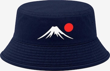 Neverless Hat 'Mount Fuji' in Blue: front