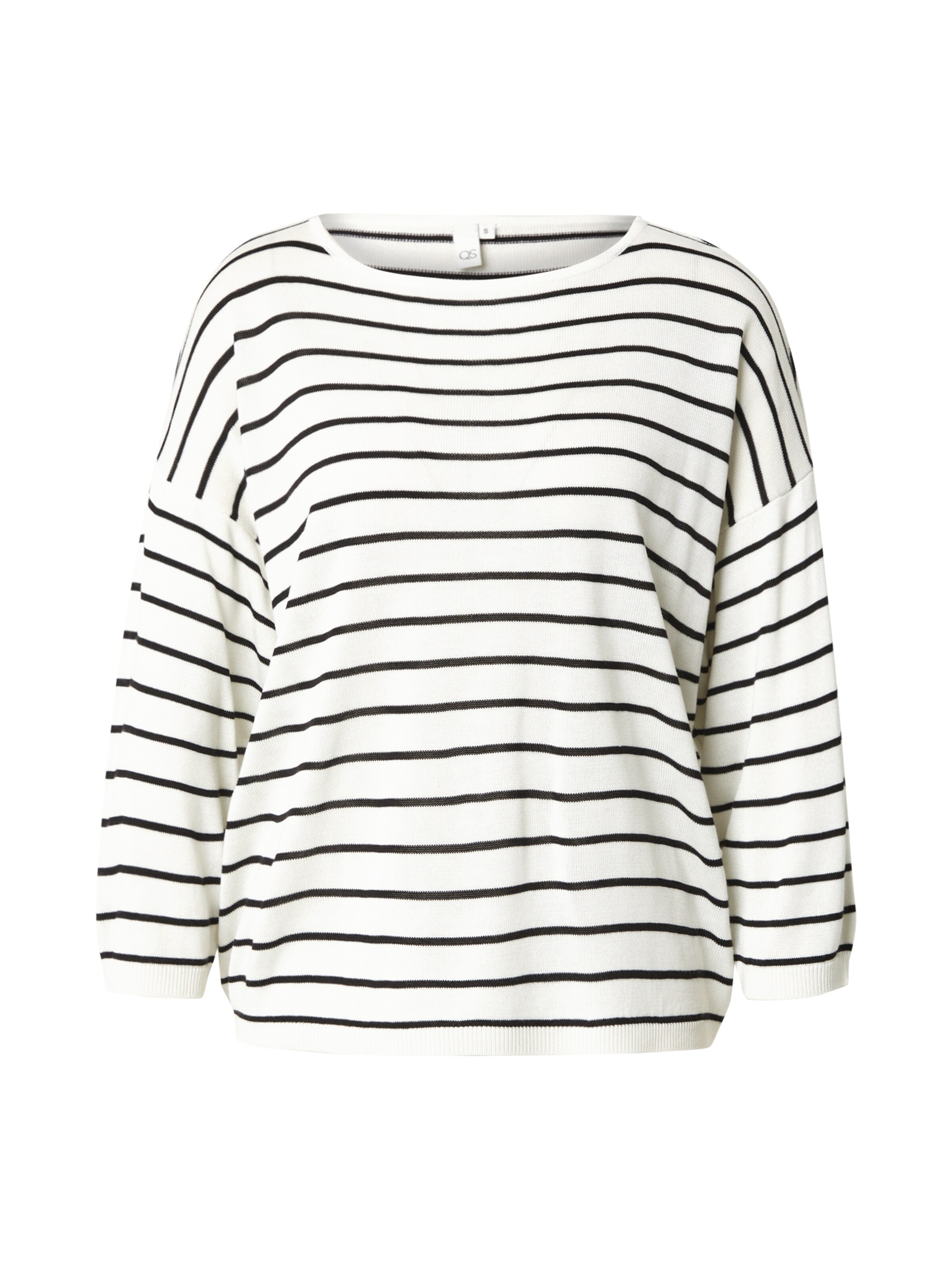 QS Pullover in Weiß: Vorderseite