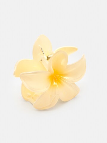 Ornement pour cheveux 'HIBISCUS' Pull&Bear en jaune